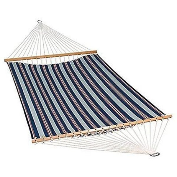 Algoma Net Algoma Net 2789W194 13 ft. Polyester Fabric Hammock; Blue - Kingston Stripe 2789W194